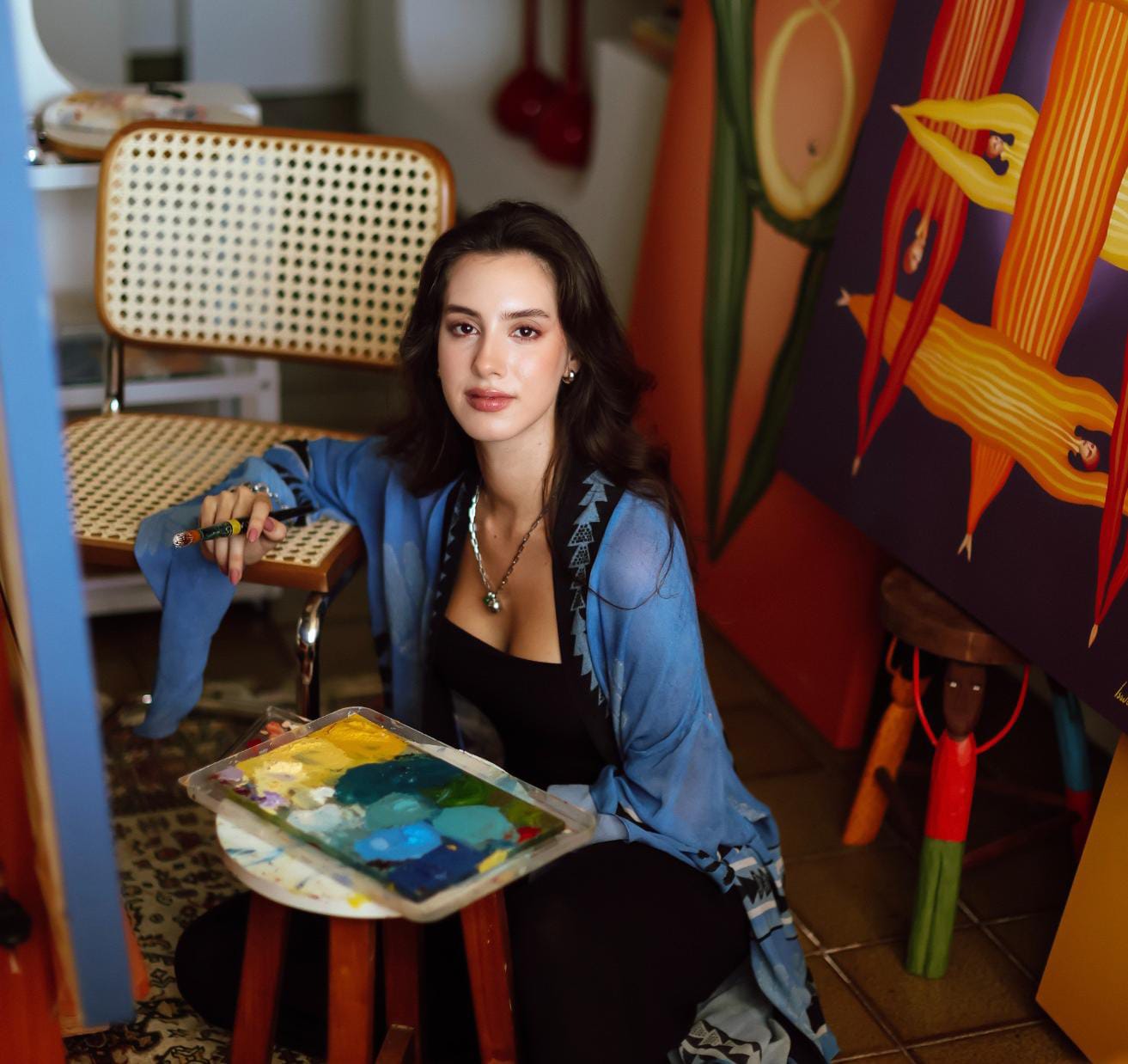 Obras de Isadora Rolim no acervo do Espaço Arte Brasil em João Pessoa