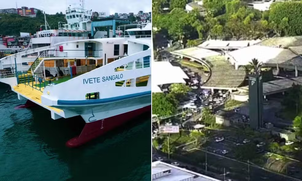 Esquema especial do ferry e rodoviária de Salvador no Natal e Réveillon