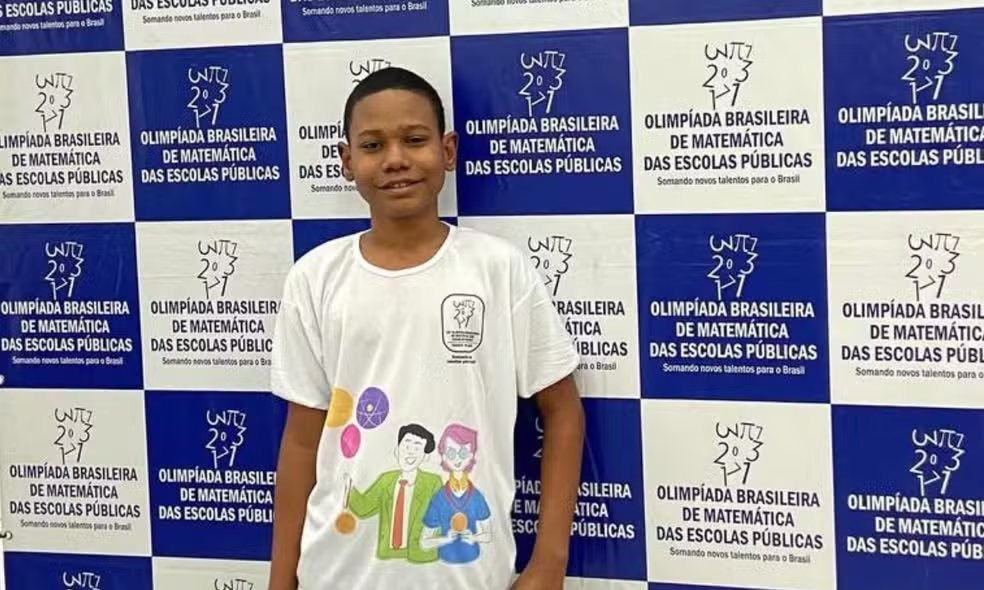 Estudante da Bahia conquista medalha de ouro na Obmep 2025
