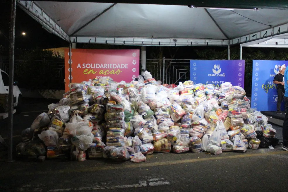 Prato cheio destaca impacto das doações no combate à fome em Teresina