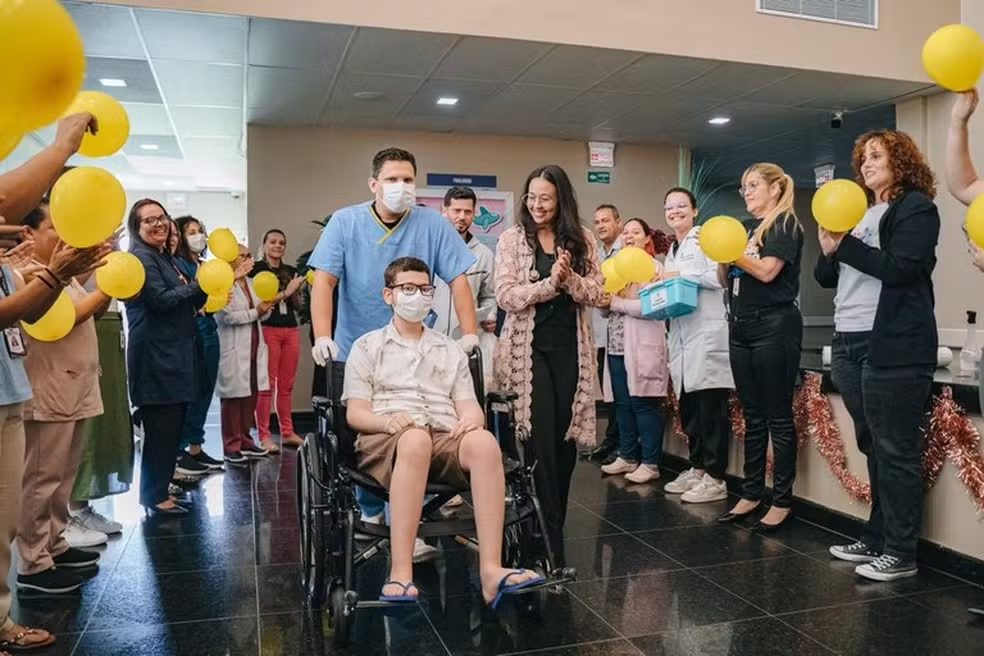 Paciente do primeiro transplante cardíaco pediátrico na Paraíba recebe alta