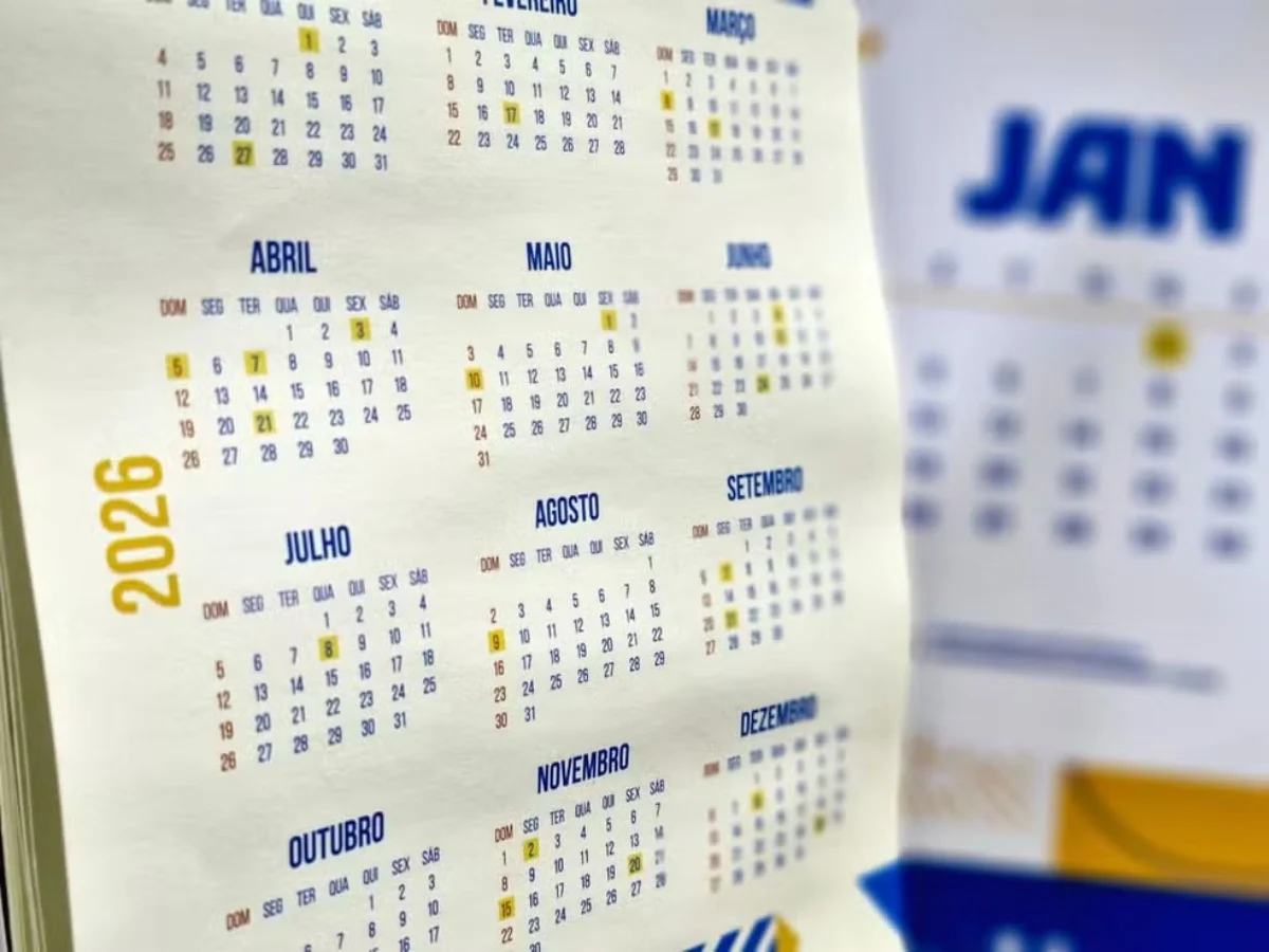 Calendário 2026 no Piauí com feriados, eleições e Enem confirmados