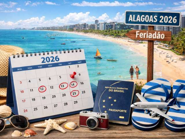 Feriados em Alagoas 2026 terão 12 datas com possibilidade de emenda