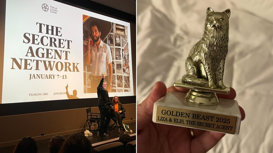 Gata do filme O Agente Secreto conquista prêmio Golden Beast nos EUA