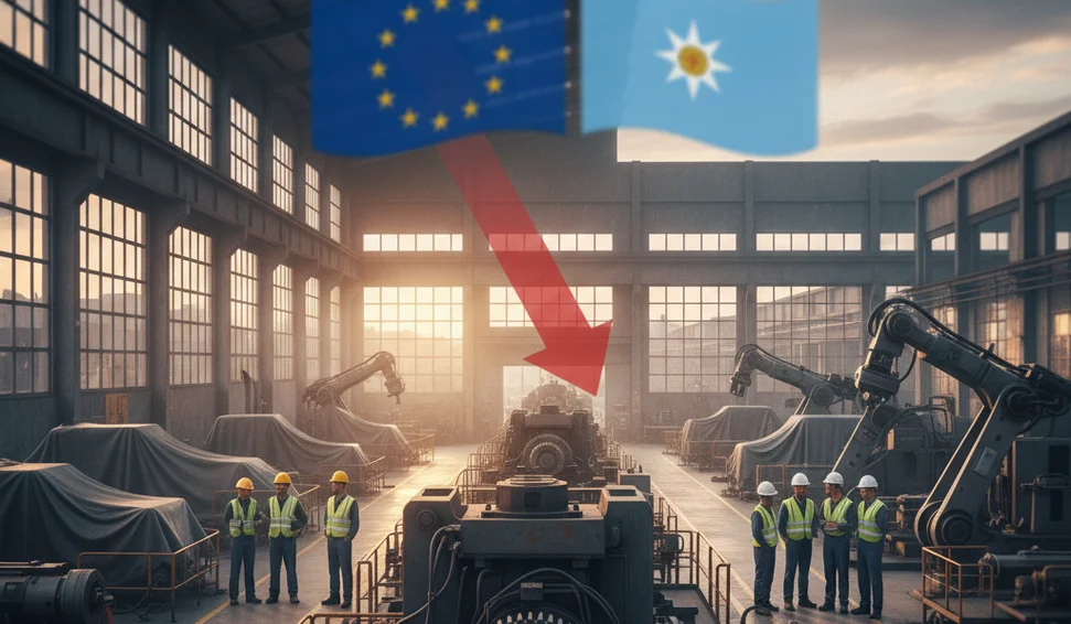 Abimaq alerta risco para indústria de transformação com acordo Mercosul-União Europeia