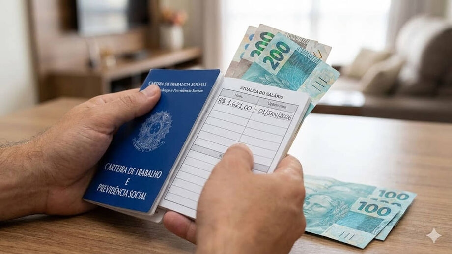 Novo salário mínimo de 2026 passa a valer e terá pagamento atualizado em fevereiro