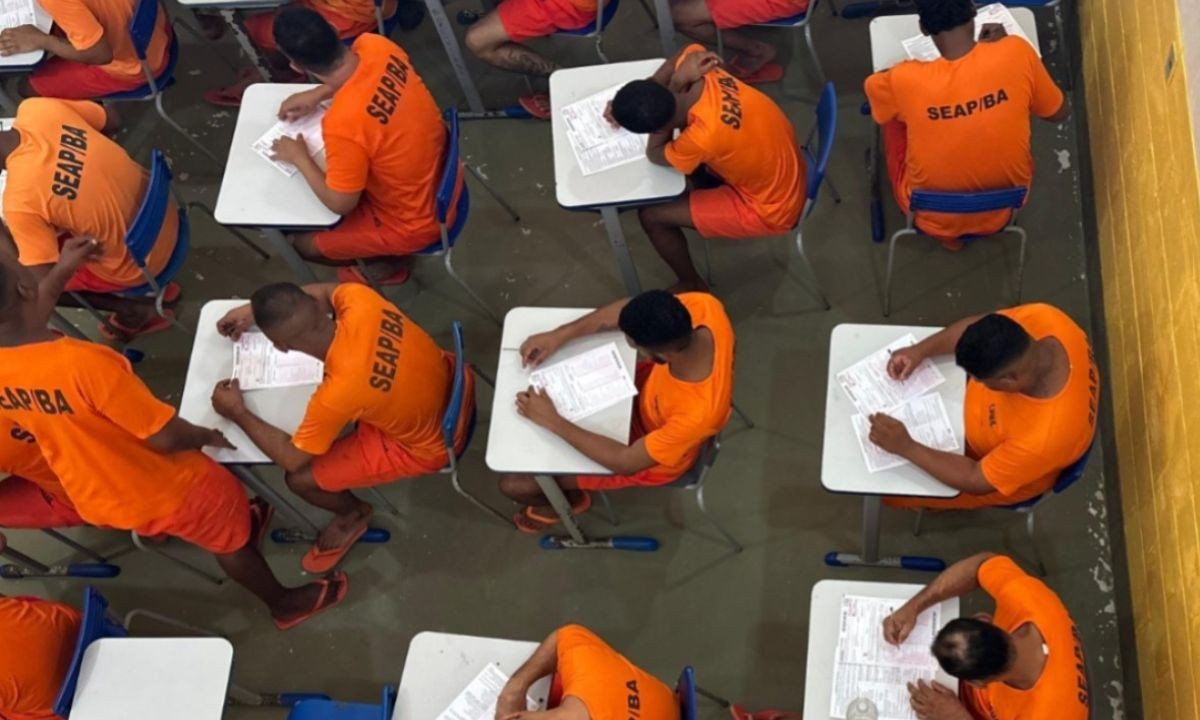Bahia registra nove detentos com notas acima de 800 no Enem para privados de liberdade