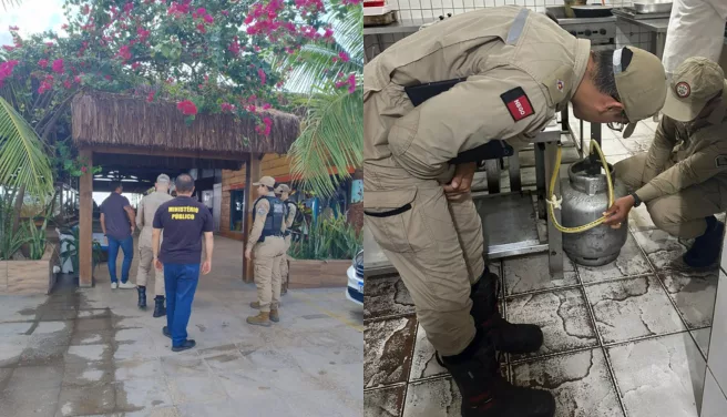 Fiscalização em praias de João Pessoa e Cabedelo interdita bar e multa estabelecimentos