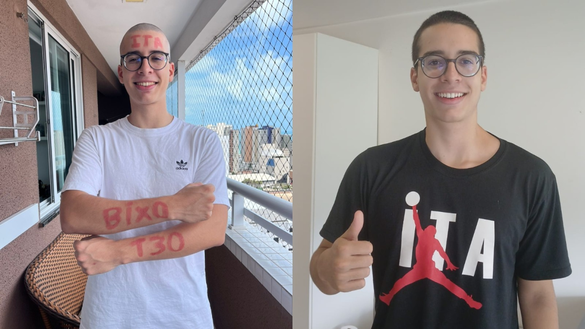 Adolescente de Fortaleza aprovado no ITA e em medicina na Uece aos 16 anos