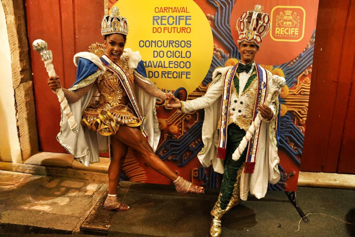 Recife elege rei momo e rainha do carnaval para 2026