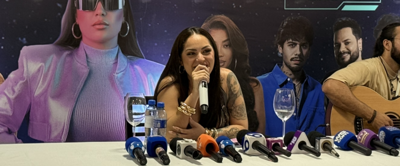 Raphaela Santos grava DVD com Zé Felipe e Ludmilla em João Pessoa