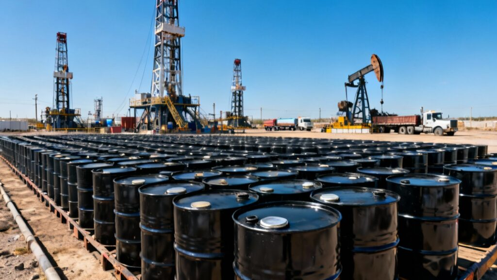 Tensão militar eleva preço do petróleo no mercado mundial globalmente