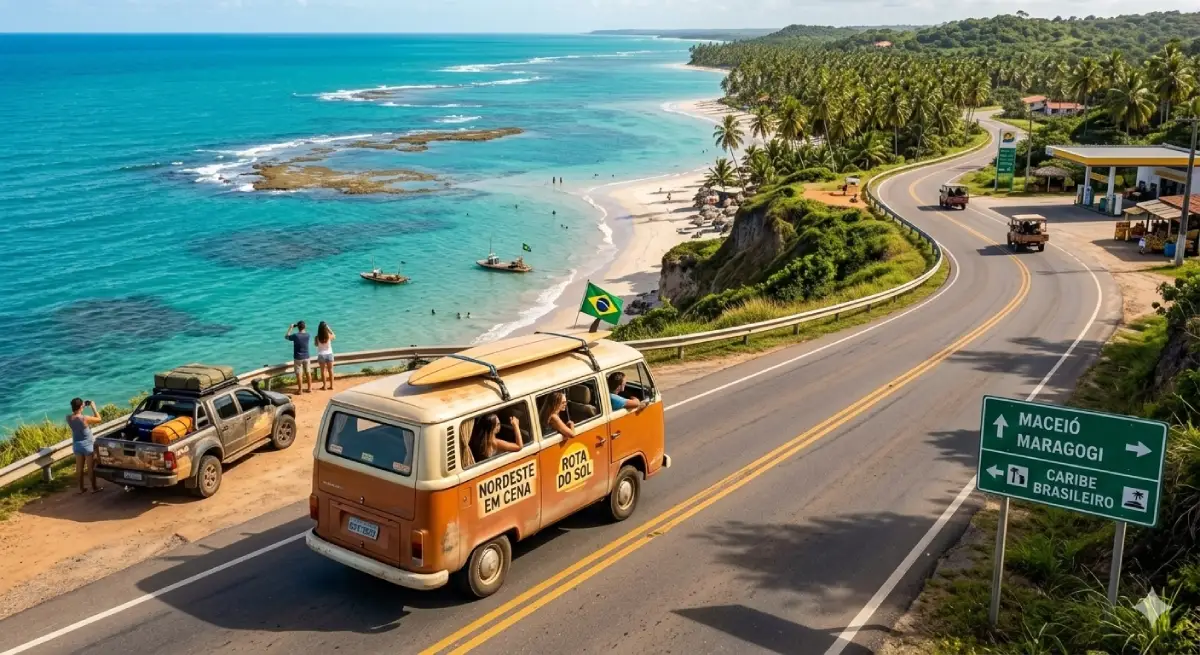 Viagens de carro pelo Nordeste atraem turistas em busca de flexibilidade
