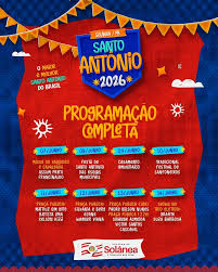 Festa de Santo Antônio 2026 in Solânea: Prefeitura divulga programação oficial com Solange Almeida e Mastruz com Leite; veja datas
