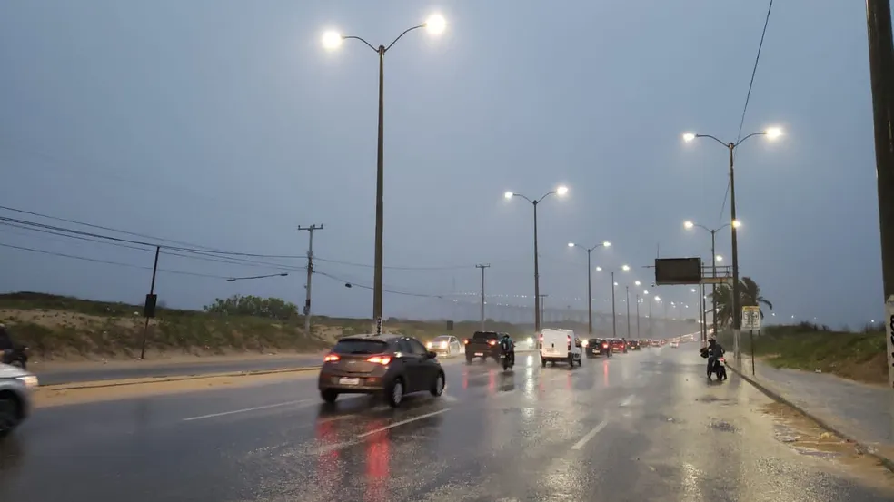 Inmet alerta para acumulado de chuvas em Natal e interior do RN