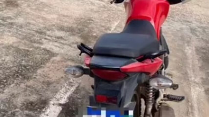 Segurança: Pai é autuado após PM flagrar criança de 8 anos pilotando moto em Extremoz