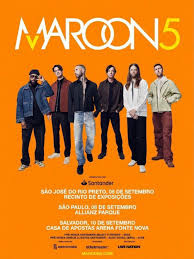 Maroon 5 confirma show em Salvador para setembro na Arena Fonte Nova; saiba datas de ingressos e pré-venda